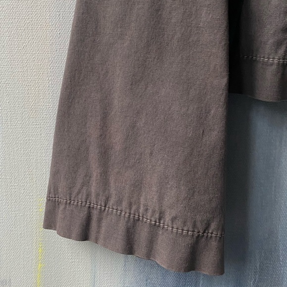 XCVI Women's Brown Military Style Jacket with Buttons & Pockets - Picture 5 of 8